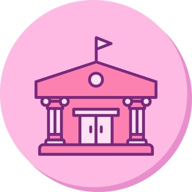 Sütun oluşturma simgesi, vektör illüstrasyonu