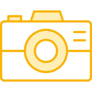 kamera simgesi vektör illüstrasyonu 