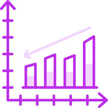 Kayıp grafik web simgesi, vektör illüstrasyonu