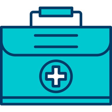 Tıbbi durum web simgesi, vektör illüstrasyonu 