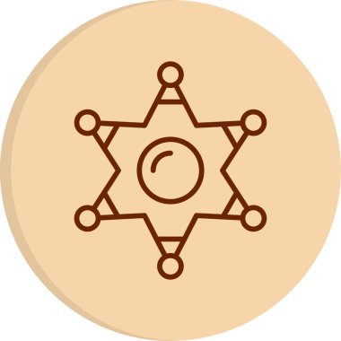 yıldız web simgesi basit illüstrasyon 