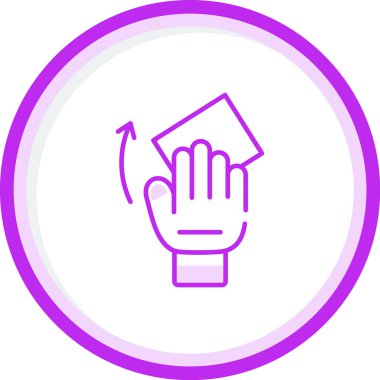 Döndürme simgesinin vektör çizimi 