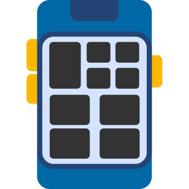 Mobil app simge vektör çizim     