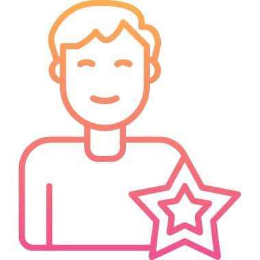 Tecrübe Ağı simgesinin vektör çizimi 