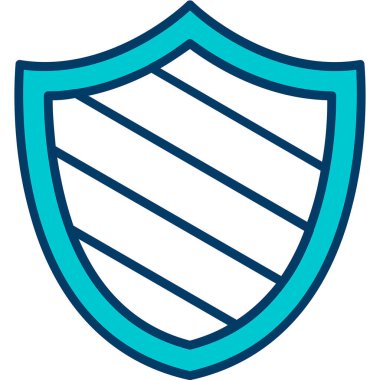 kalkan simgesi web basit illüstrasyon