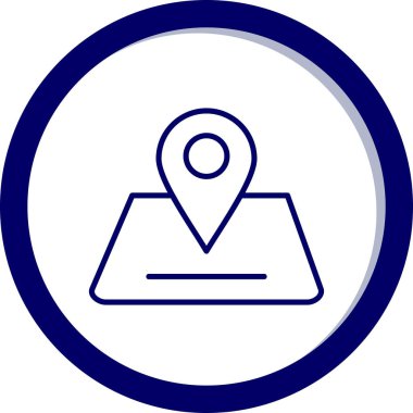 Yer tutucu. Web simgesi basit illüstrasyon