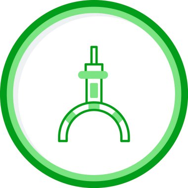 Pençe simgesi, basit vektör illüstrasyonu 