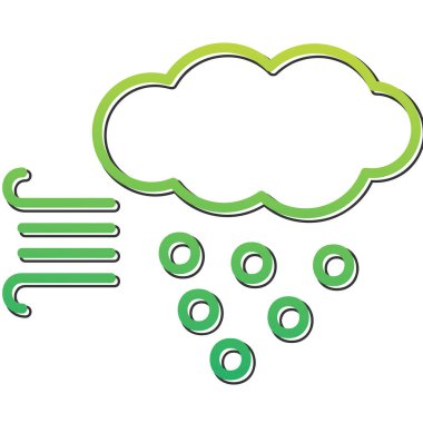 bulut vektörü resimleme tasarımı 