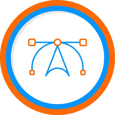 Web için basit bir vektör simgesi 