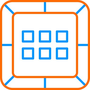 Uygulama simgesi, vektör illüstrasyonu basit tasarım