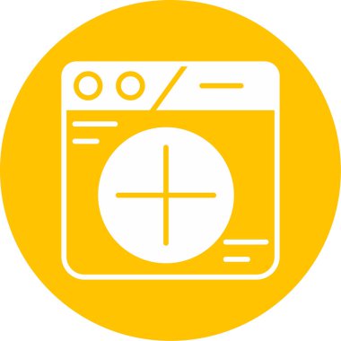 Sekme web simgesi vektör illüstrasyonu