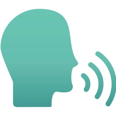 Konuşan Web simgesi vektör illüstrasyonu