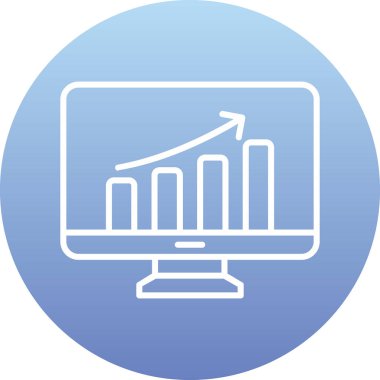 Veri Analizi simgesinin vektör çizimi        