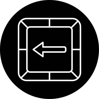 Arkaplan veya ok simgesinin vektör çizimi