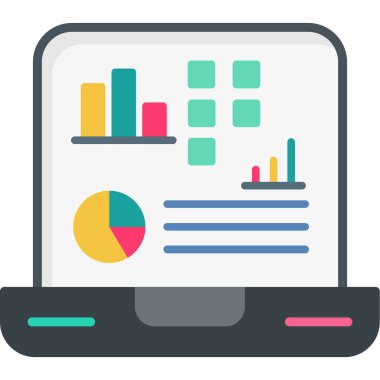 Eğilim biçimi izole edilmiş arka planda mali simge 