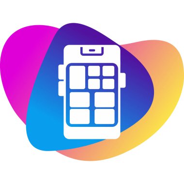 Mobil app simge vektör çizim     