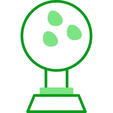 Kupa simgesi, vektör illüstrasyonu basit tasarım