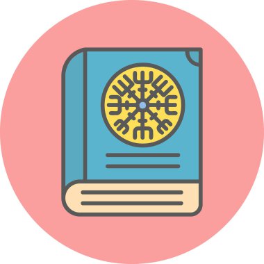 kitap simgesi, vektör illüstrasyonu basit tasarım