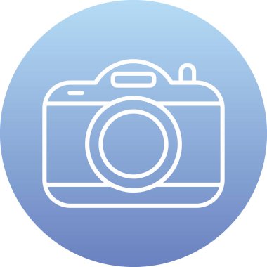 kamera simgesi, vektör illüstrasyonu basit tasarım