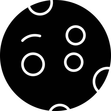 Merkür web simgesi vektör illüstrasyonu