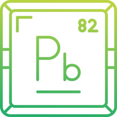Web için Plumbum kimyasal element simgesi