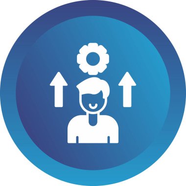 Efor Web simgesi vektör illüstrasyonu