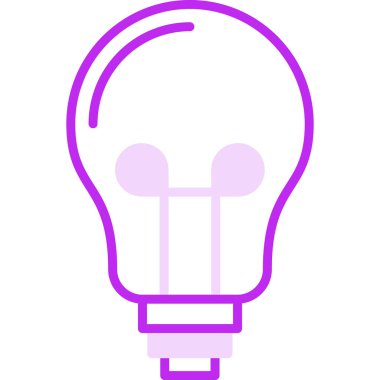 Ampul. Web simgesi basit illüstrasyon 