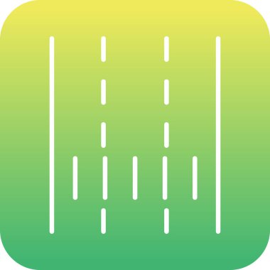 Lane web simgesi vektör illüstrasyonu