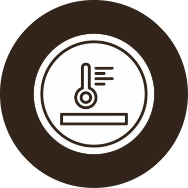 Termo Düzenleme Ağ ikonu vektör çizimi