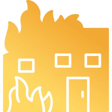 ateş Ağı simgesi basit illüstrasyon 