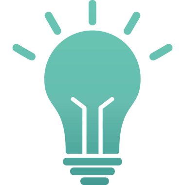 Fikir simgesinin vektör illüstrasyonu 