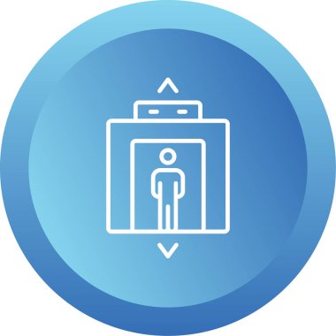 Erkek simgesinin vektör illüstrasyonu