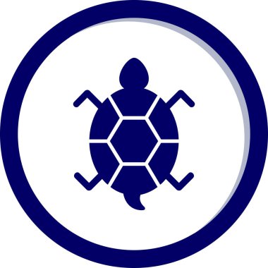 Bir kaplumbağanın ağ çizimi