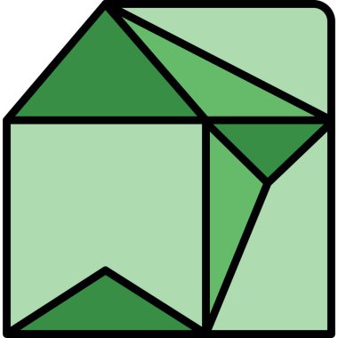 vektör evi oluşturma simgesi, modern tasarım illüstrasyonu 