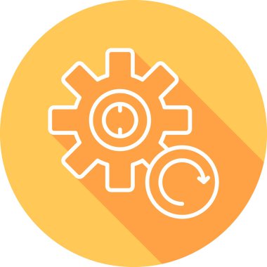 Web simgesi, vektör illüstrasyonunu sıfırla 