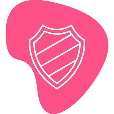 kalkan simgesi web basit illüstrasyon