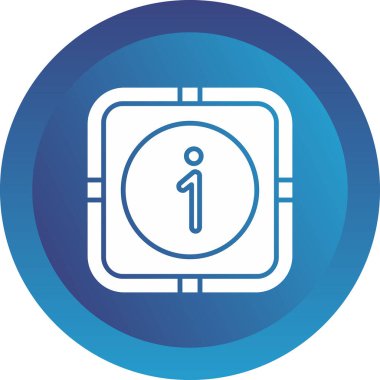 bilgi işareti simgesi. vektör sembolü