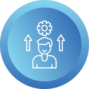 Efor Web simgesi vektör illüstrasyonu