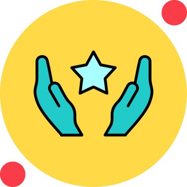 star web icon simple illustration 