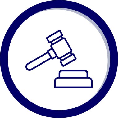 Adalet simgesi vektörünün çekici