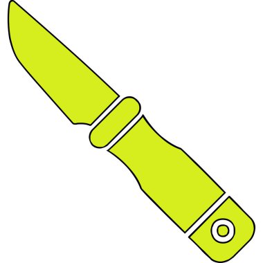 bıçak simgesi vektör illüstrasyonu