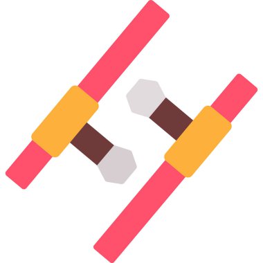 Tonfa. Web simgesi basit tasarım