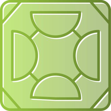 Döşeme. Web simgesi basit illüstrasyon