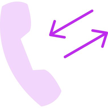 Web 'iniz için telefon simgesi çizimi 