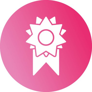 Rozet Web simgesi basit illüstrasyon 