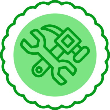 Evet. Web simgesi basit illüstrasyon                     