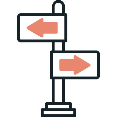 yönler web simgesi basit tasarım 