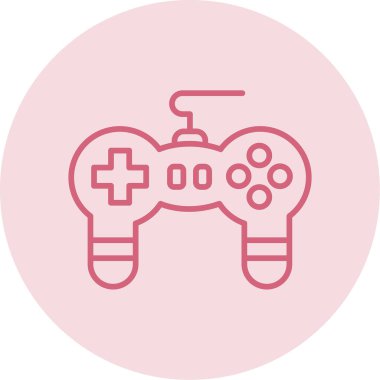 oyun denetleyici simgesi, vektör illüstrasyonu 