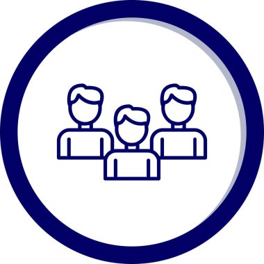 vector illustration of Group people icon 