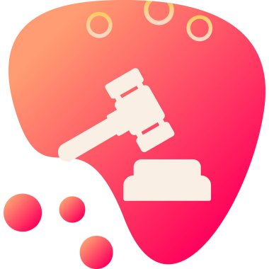 Adalet simgesi vektörünün çekici